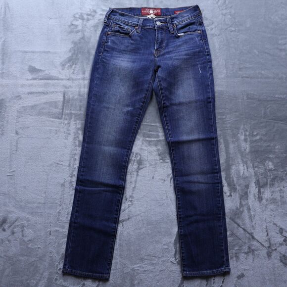 Lucky Brand Dark Blue Straight Leg Jeans - Picture 1 of 16